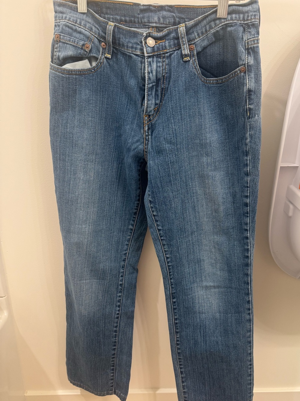 Levi's Blue Classic Straight-Leg Women's Jeans